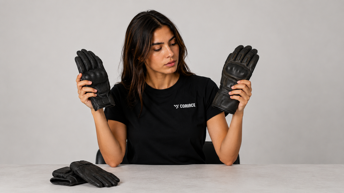 Gants moto : cuir ou textile, que choisir ?