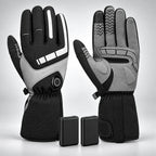 Gants moto chauffants doublés polaire Brosia S173 avec 2 batteries — packshot premium