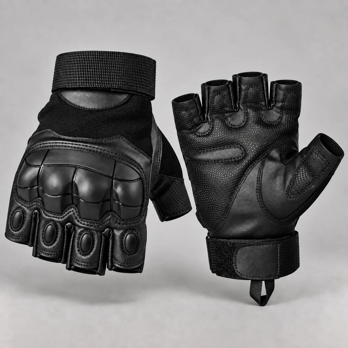 Mitaines moto Gripix noires — packshot premium