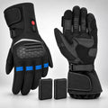 Gants moto chauffants étanches Ignira EG01 Bleu avec 2 batteries — packshot premium