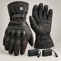 Gants moto chauffants imperméables Nordim — packshot premium avec batteries