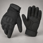 Gants moto hiver déperlants Norvik Noir — packshot premium