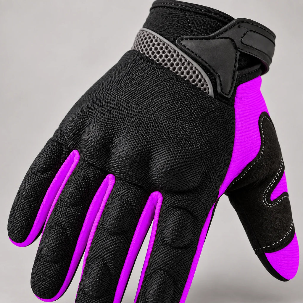 Gant moto femme ventilé Orchia — gros plan produit