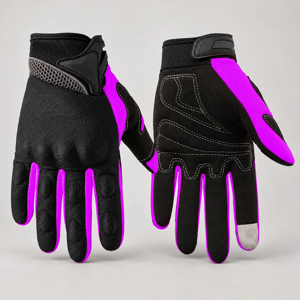 Gants moto femme ventilés Orchia Violet — packshot