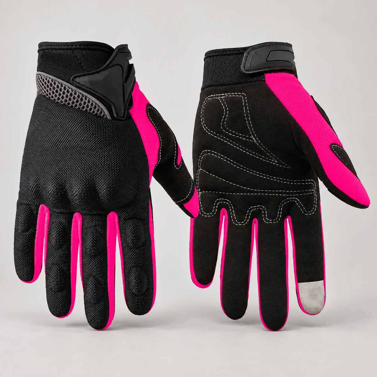 Gants moto femme ventilés Orchia Rose — packshot