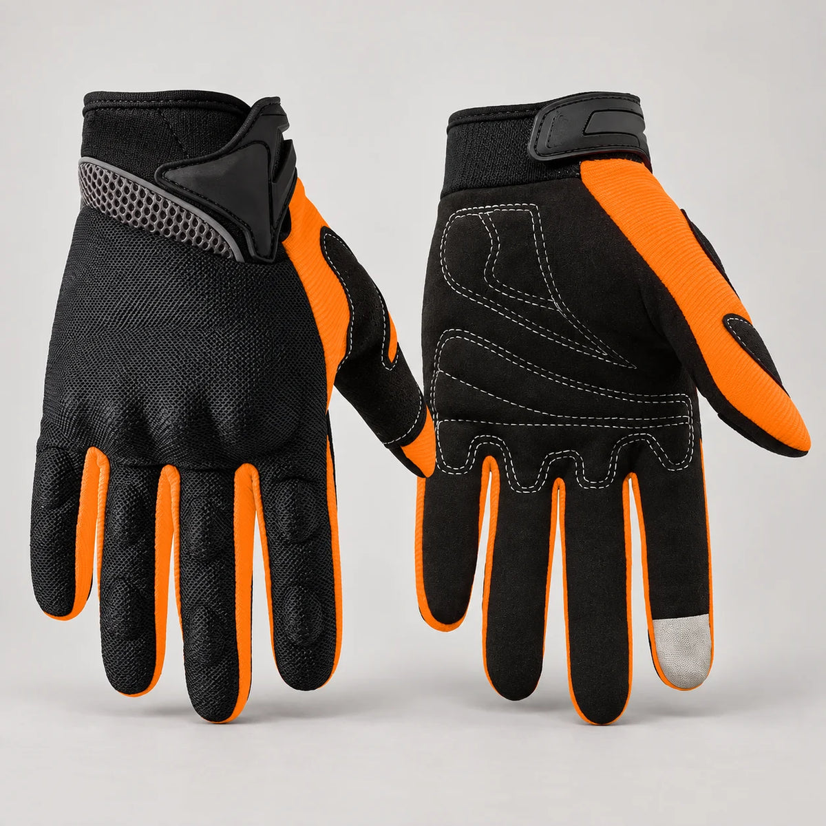 Gants moto femme ventilés Orchia Orange — packshot