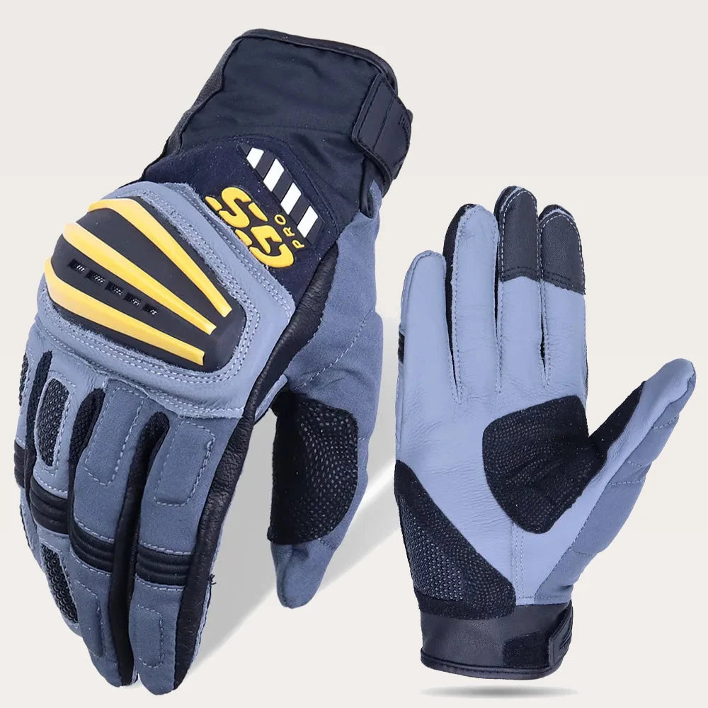 Gants moto femme rally Ralya Jaune — packshot