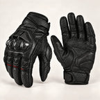 Gants moto hiver racing Rastik 390 Noir et rouge — packshot premium
