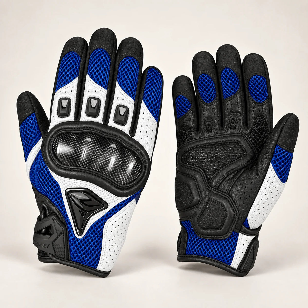 Gants moto hiver racing Rastik 391 Bleu — packshot premium