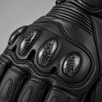 Gant moto touring cuir Wolfia — gros plan produit