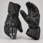 Gants moto touring cuir Wolfia Noir — packshot